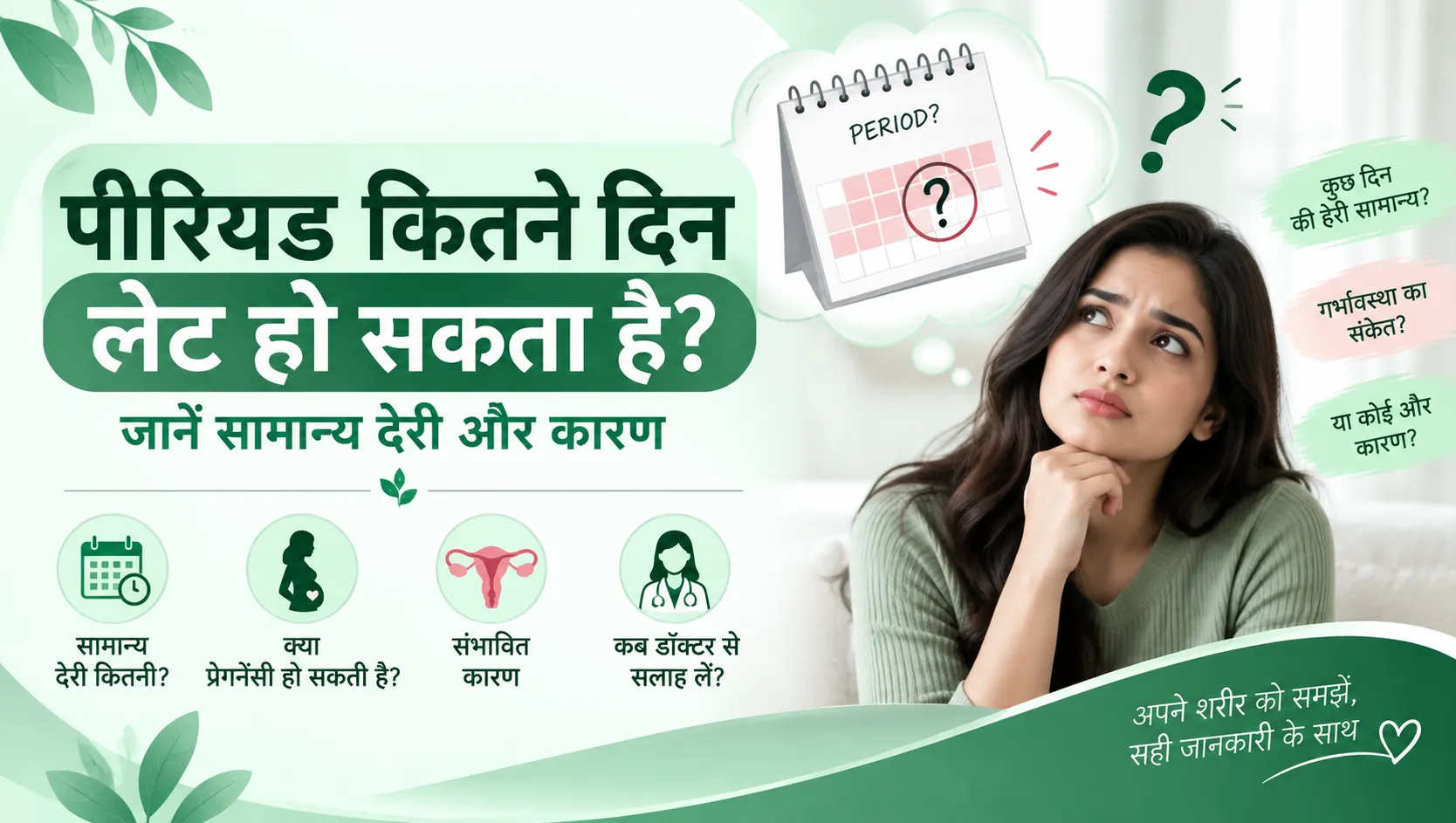 पीरियड कितने दिन लेट हो सकता है?