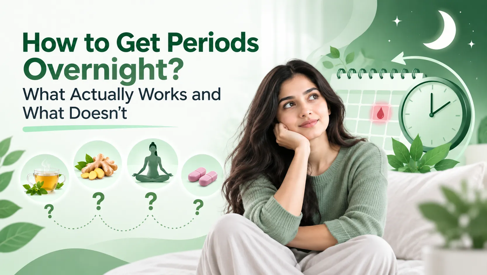 How to Get Periods Overnight? What Actually Works and What Doesn't