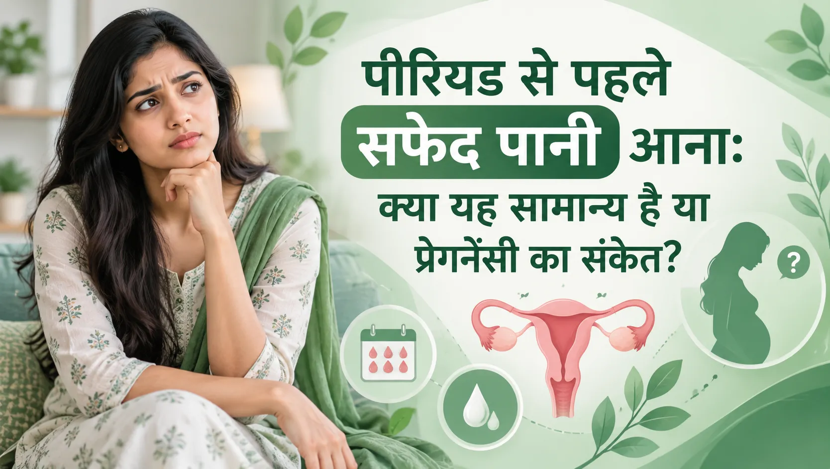 पीरियड से पहले सफेद पानी आना