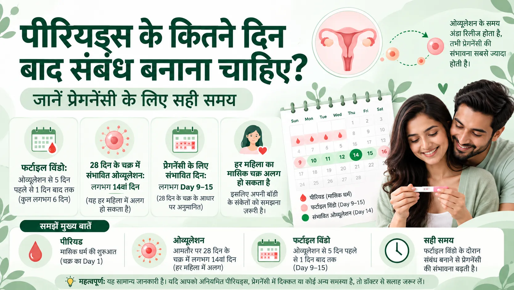 पीरियड्स के कितने दिन बाद संबंध बनाना चाहिए?